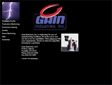 Tablet Screenshot of gain-ind.com